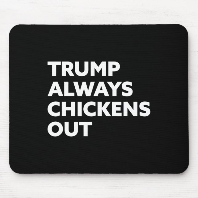 Trump kneift immer - Taco 1  Mousepad (Vorne)