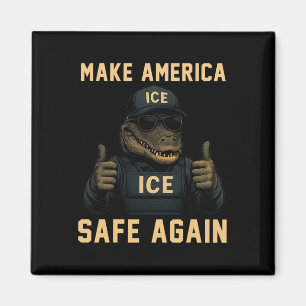 Trump Krokodile Lustig Machen Amerika Wieder Siche Magnet