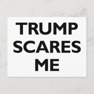 Trump kümmert mich postkarte
