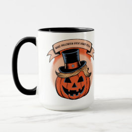 Trump-Kürbis Halloween-Tasse: Neues festes Modell Tasse