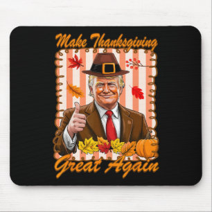 Trump Kürbis Lustig Mach Erntedankfest Wieder Groß Mousepad