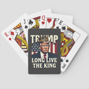 Trump Lang lebe der König Pro Trump Patriotisch Spielkarten