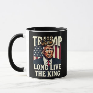 Trump Lang lebe der König Pro Trump Patriotisch Tasse