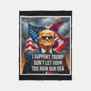 Trump, lass deine TDs unsere USA nicht ruinieren L Fleecedecke