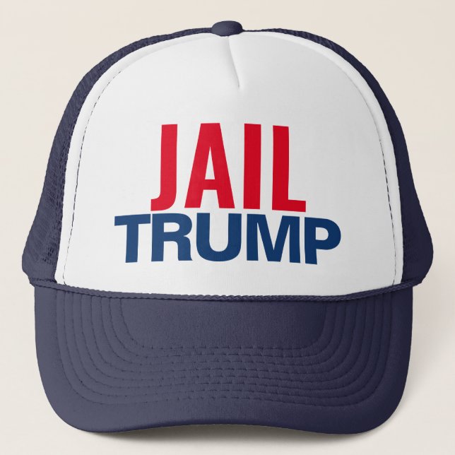 Trump-Lastwagen im Gefängnis Truckerkappe (Vorderseite)
