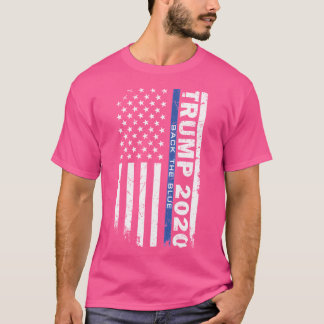 Trump lehnt Blue Pro Trump Blue Line American ab T-Shirt