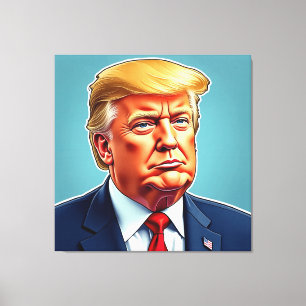 Trump Leinwanddruck