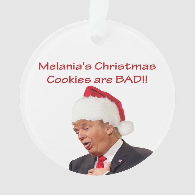 Trump, les biscuits de Noël de Melania sont MAUVAI (devant)