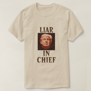 Trump LIAR EN T-shirt