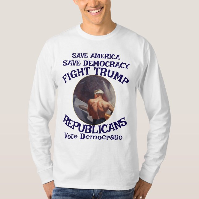 Trump Long Sleeve T-Shirt (Vorderseite)