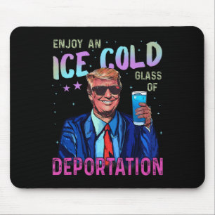 Trump Lustig Eis Genieße Ein Eis Kalt Gl Der Absch Mousepad