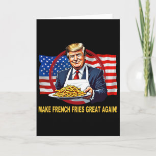 Trump Lustig Machen Pommes Frites wieder großartig Karte