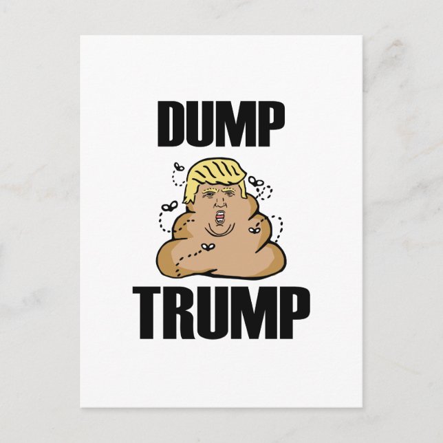Trump lustig postkarte (Vorderseite)