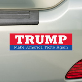 Trump macht Amerika wieder zu Texten Autoaufkleber