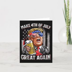 Trump macht den 4. Juli wieder zum vierten Mal für Karte