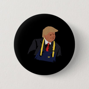 Trump macht Fries 2024 Button
