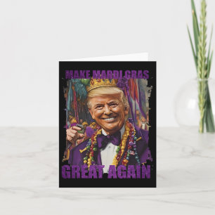 Trump macht Mardi Gras wieder großartig Parade Cos Karte