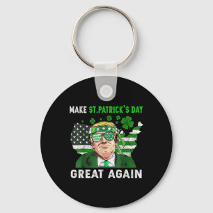 Trump macht St. Patrick's Day wieder großartig Lus Schlüsselanhänger