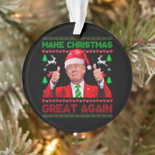 Trump macht Weihnachten wieder großartig Ornament