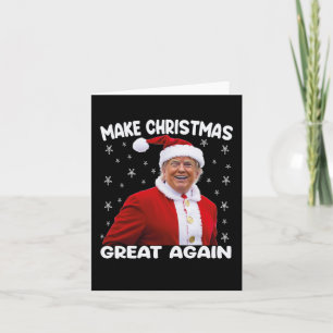 Trump macht Weihnachten wieder großartig Santa Tru Karte