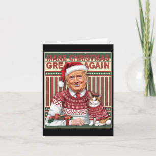 Trump macht Weihnachten wieder großartig Weihnacht Karte
