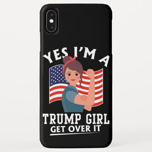 Trump-Mädchen Case-Mate iPhone Hülle (Rückseite)