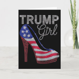 Trump Mädchen Stilettos High Heel Amerikanische Fl Karte