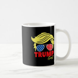 Trump Mädchen Unordentlicher Dutt Trump 2024 Wahl Kaffeetasse