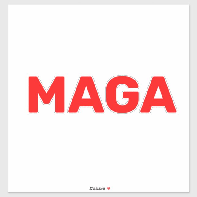 Trump Maga 2024 Aufkleber (Blatt)