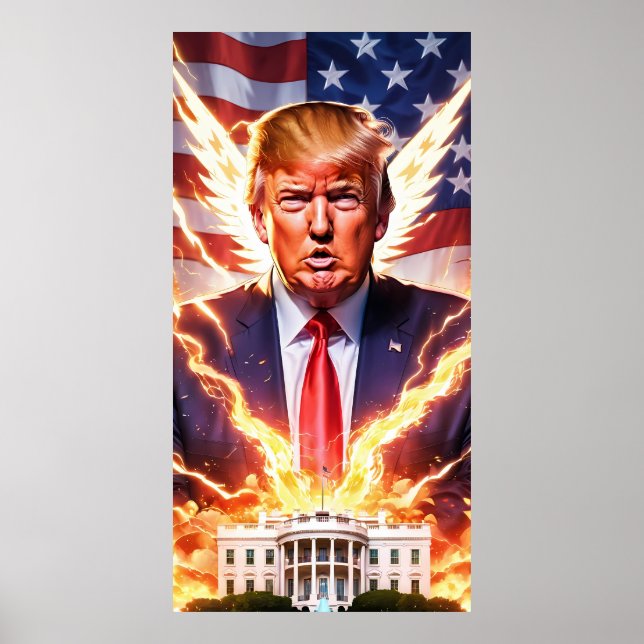 Trump MAGA 2024 Rette America Value Poster (Vorne)
