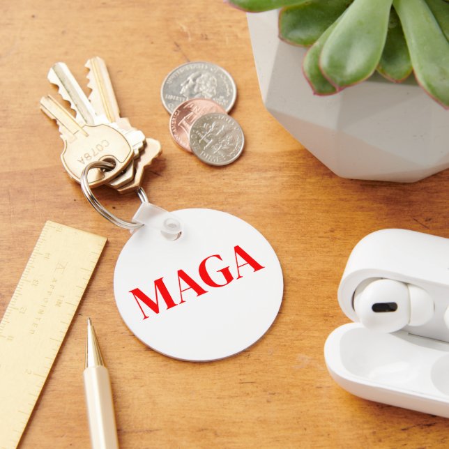Trump Maga 2024 Schlüsselanhänger (Schreibtisch)