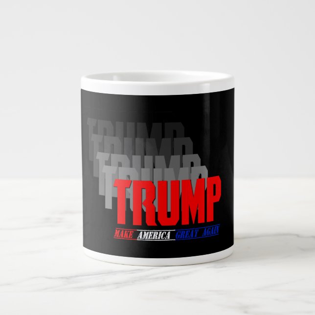 TRUMP (MAGA) Jumbo-Tasse (Vorderseite)