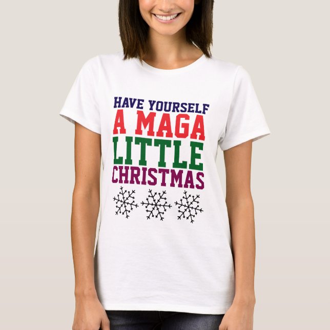TRUMP MAGA PETIT T-SHIRT DE NOËL (Devant)