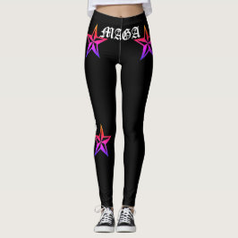 TRUMP! MAGA! TATTOO RAINBOW NAUTISCHE STARTEN, SCH LEGGINGS