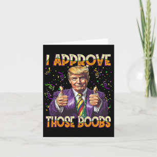 Trump Mardi Gras USA I billige diese Brust lustig Karte