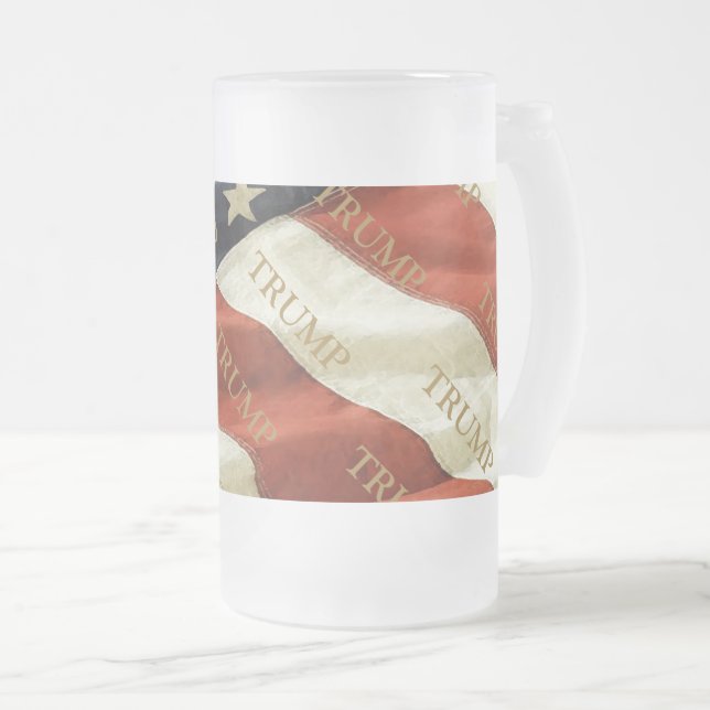 TRUMP MATTGLAS BIERGLAS (VorderseiteRechts)