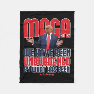 Trump Mega 2024 47. Präsident Unburdened Meme Des Fleecedecke