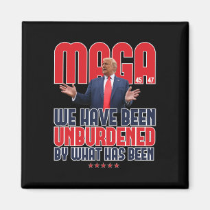 Trump Mega 2024 47. Präsident Unburdened Meme Des Magnet