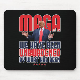 Trump Mega 2024 47. Präsident Unburdened Meme Des Mousepad