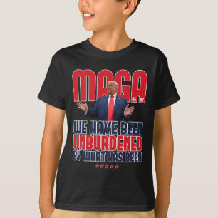 Trump Mega 2024 47. Präsident Unburdened Meme Des T-Shirt
