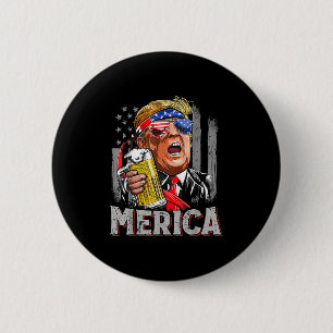 Trump Merica macht den 4. Juli wieder groß Männer  Button