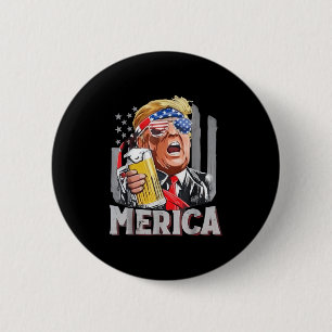 Trump Merica macht den 4. Juli wieder groß Männer  Button