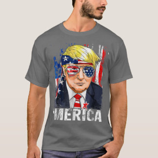 Trump Merica T Shirt Murica 4th of July American