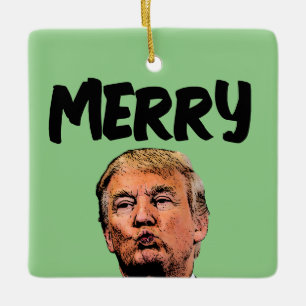 TRUMP MERRY CHRISTMAS 2023 2024 Ornament