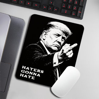 Trump Middle Finger 2026 Meme Funny Mousepad