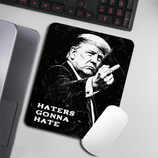 Trump Middle Finger 2026 Meme Funny Mousepad