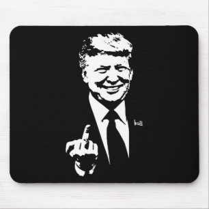 Trump Middle Finger Mousepad