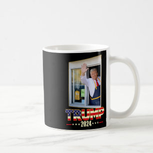 Trump mit Mc Donald Trump Arbeiter stimmt für Trum Kaffeetasse