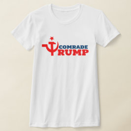 Trump mit russischem Hammer und Sickle T-Shirt