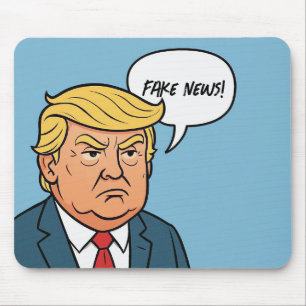 Trump mit Sprechblase Mousepad